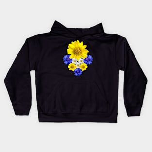 blooming flower, floral pattern, flowery, blooms, petals Kids Hoodie